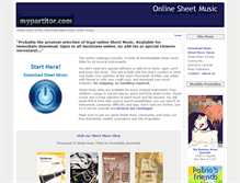 Tablet Screenshot of mypartitor.com